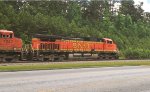 BNSF 4502 runs fourth